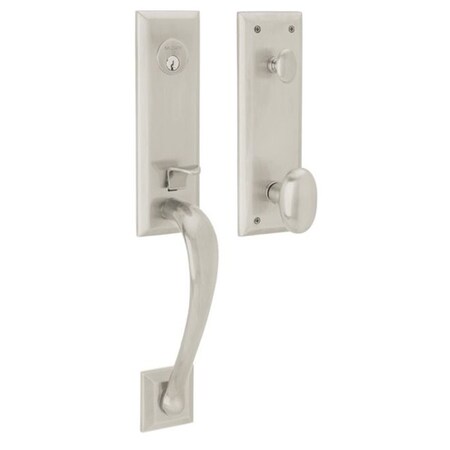 Baldwin Full Dummy Handlesets Lifetime Bright Nickel 85352.055.LFD